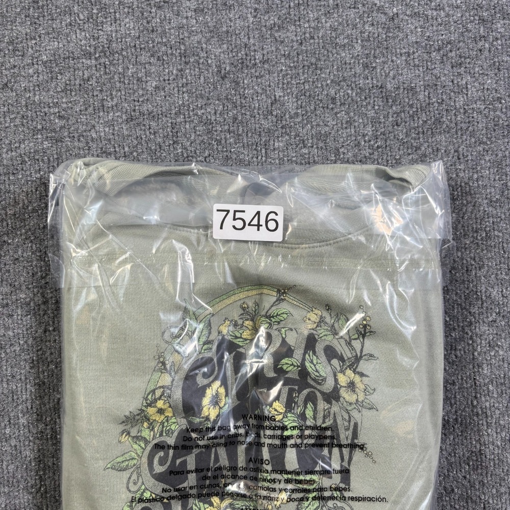 Independent Trading Chris Stapleton Sweatshirt Womens S Green Pullover PRM2000C - Picture 13 of 13